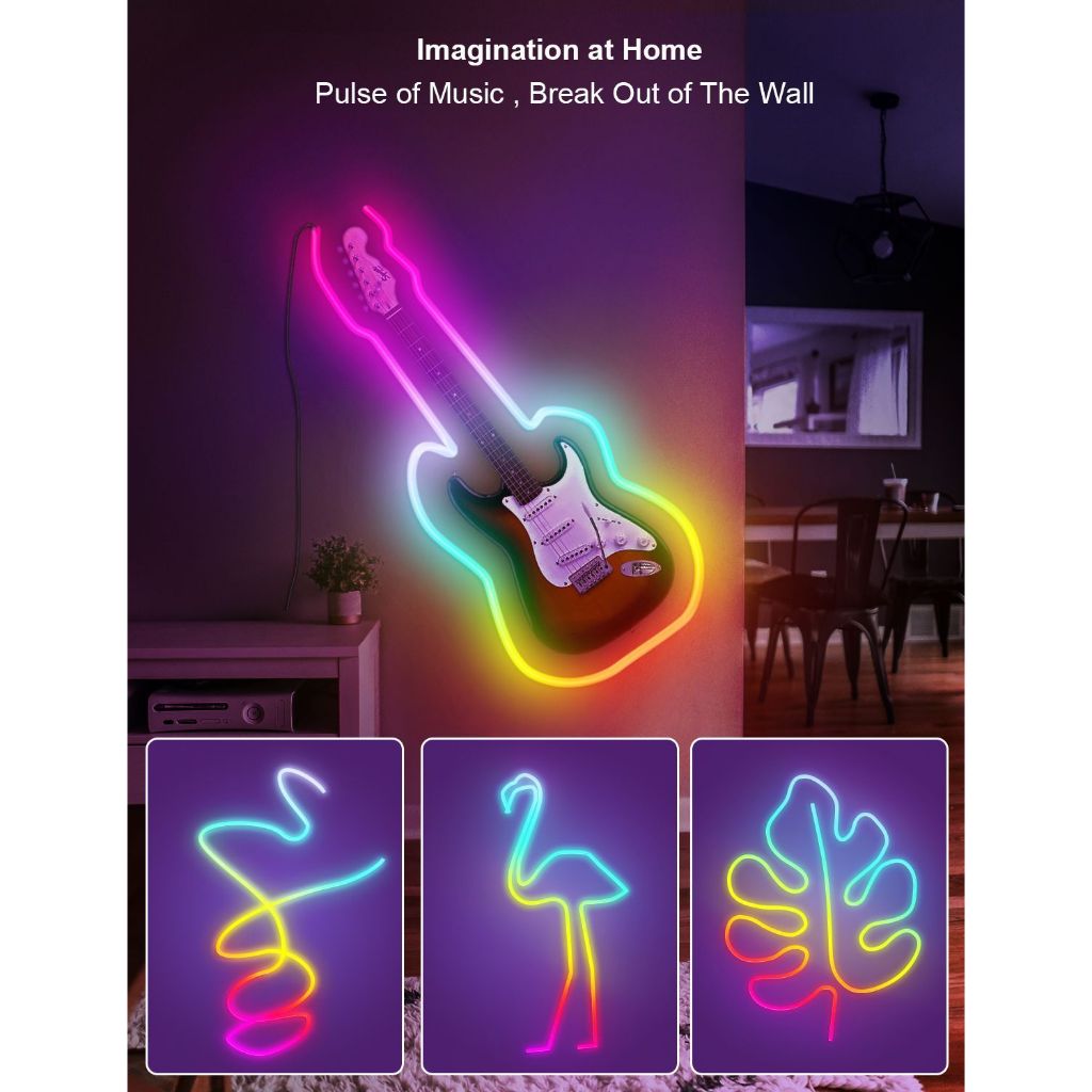 LED Strip light RGB Fairy light USB Power Plug With Remote WiFi Waterproof Tape Adhesive 5m